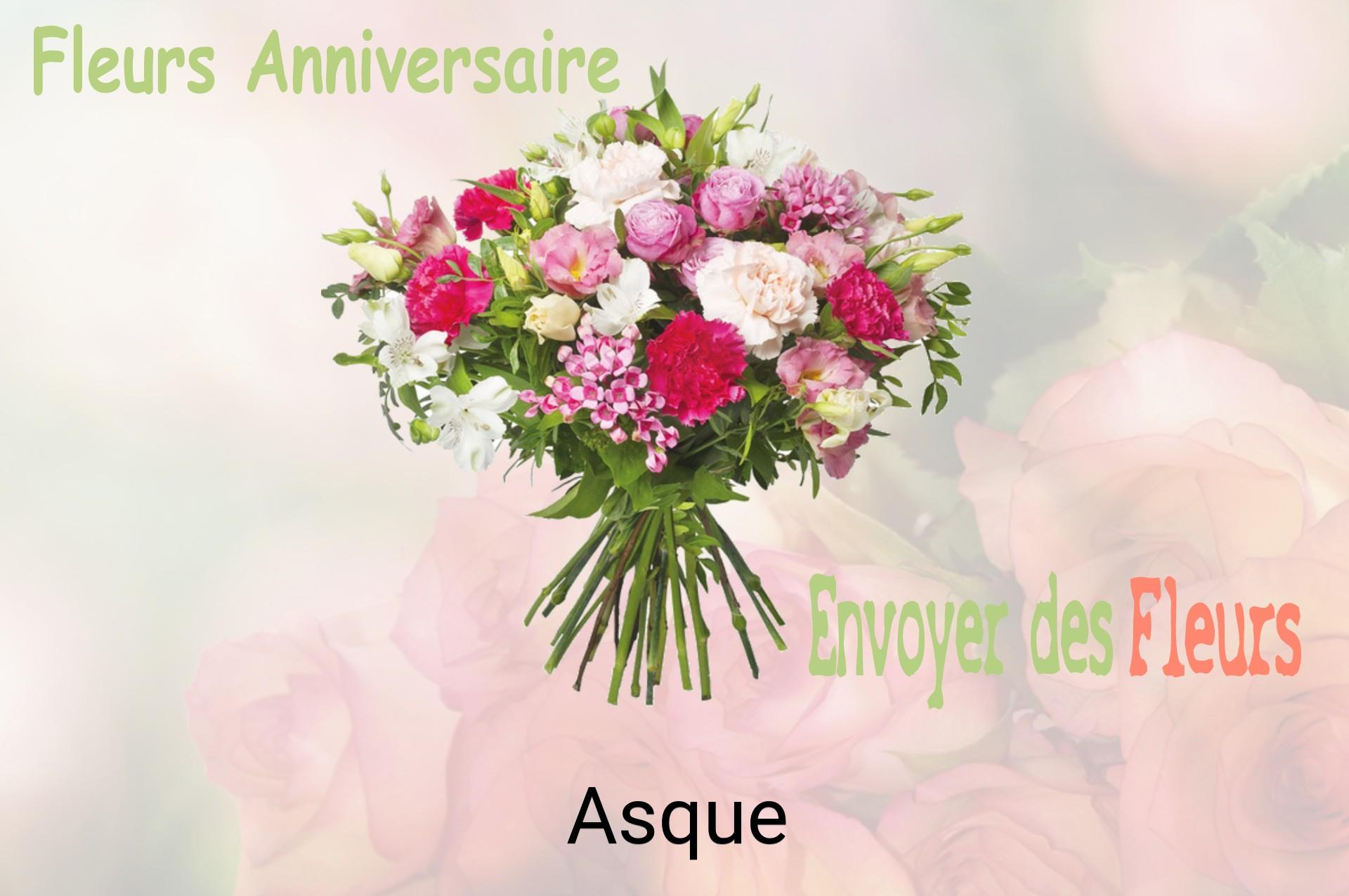 Bouquet de fleurs d’anniversaire livré à Asque